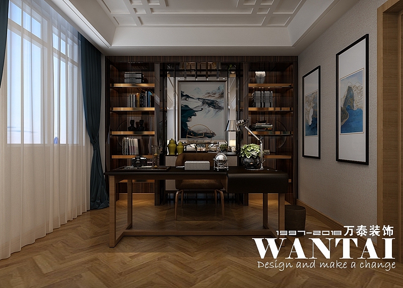 泰安记者村170m²复式现代简约风格装修—设计师葛广鑫