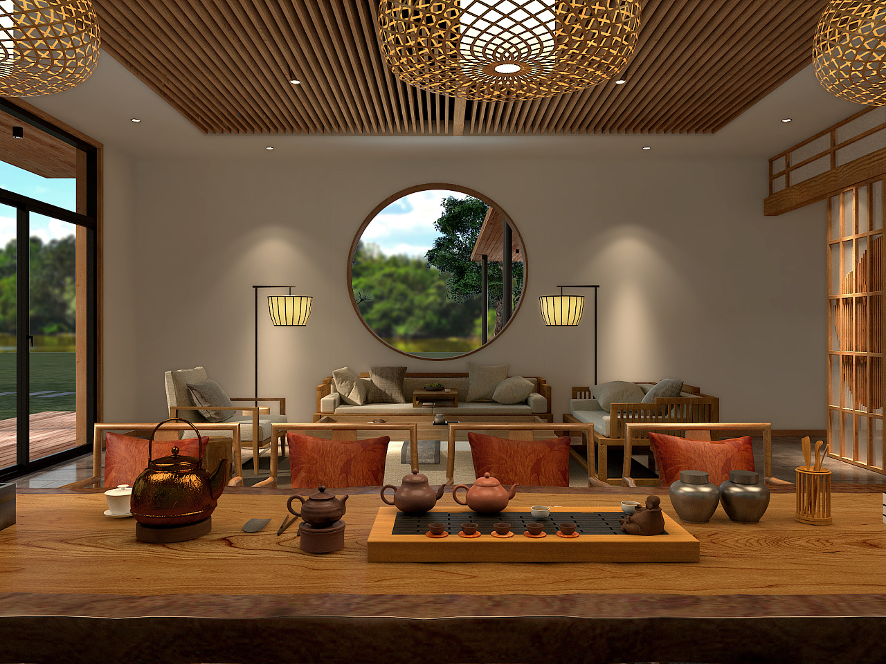 新中式风格山中小院设计叶平作品