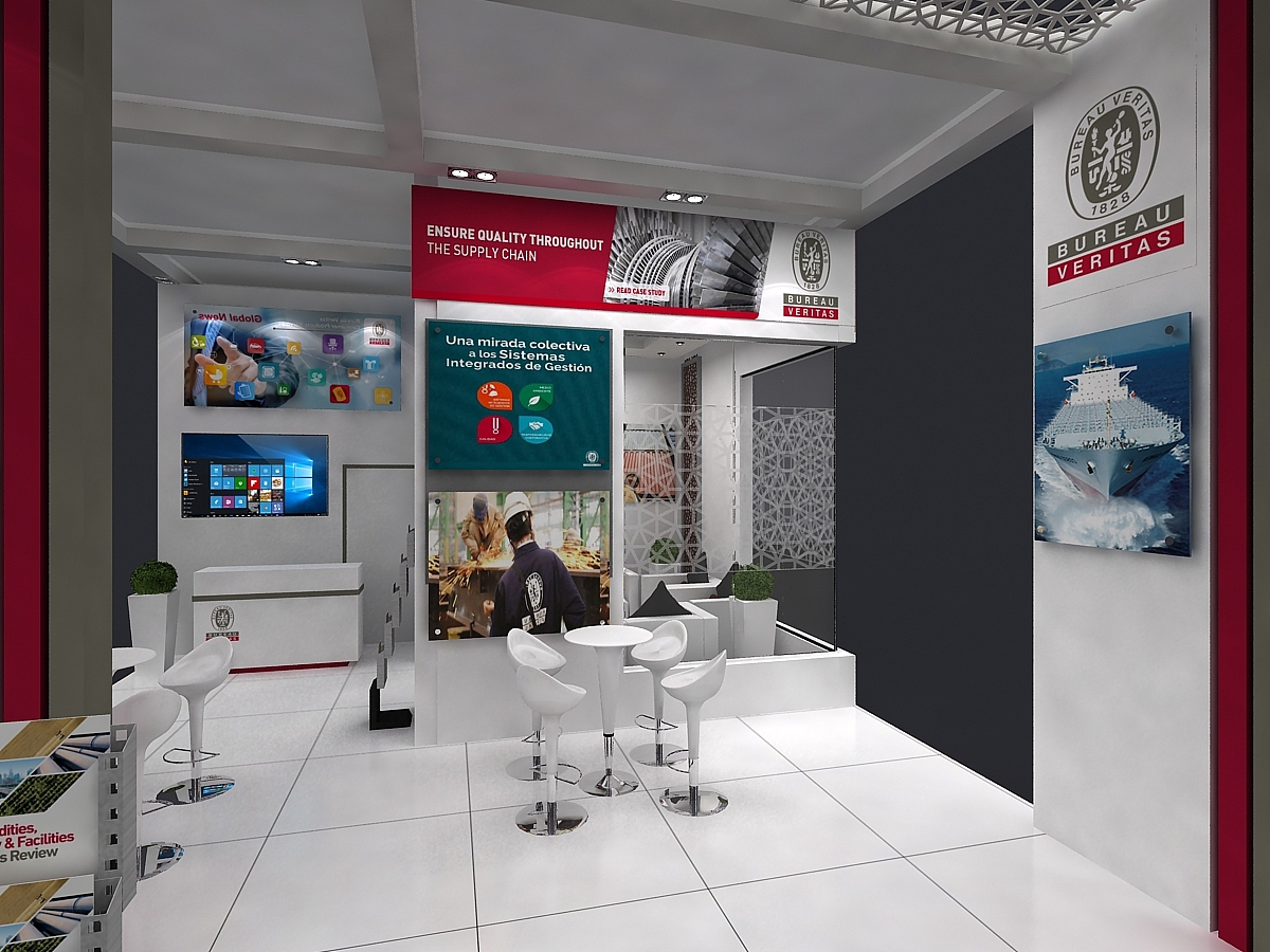 展位展会展台展览展点工装家装快闪店3d效果图设计