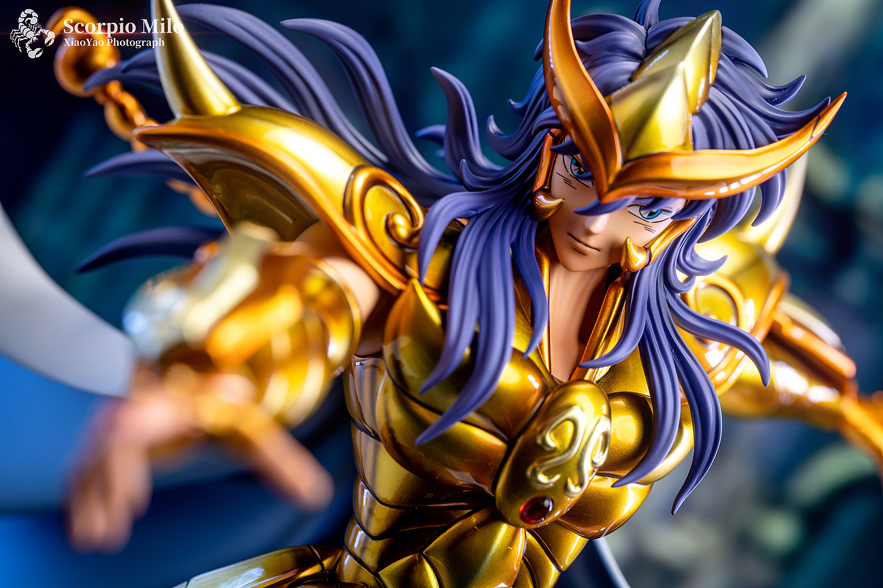 黄金圣斗士! 天蝎座雕像摄影