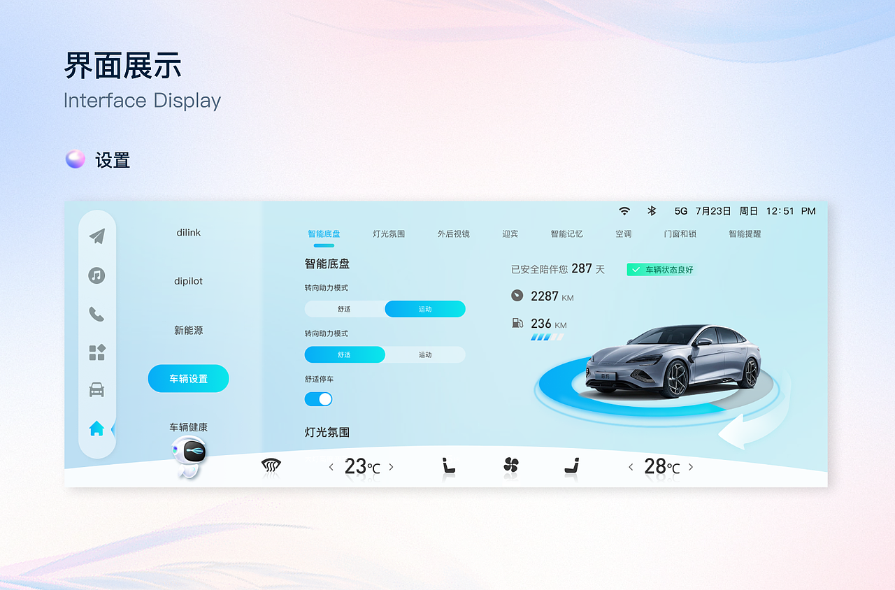 HMI车载界面（图ZMzQ5NDAwMjYw） - 其他UI - 站酷设计师嘴里有海可摸鱼原创素材 - 站酷ZCOOL