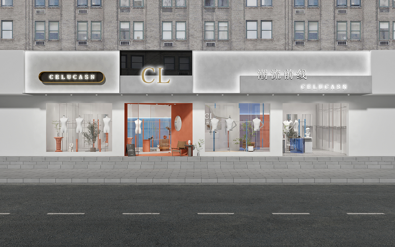 潮流前线 —— 男装店女装店（图ZMjUyNzMzMDQ4） - 家装设计 - 站酷设计师境域空间设计原创素材 - 站酷ZCOOL