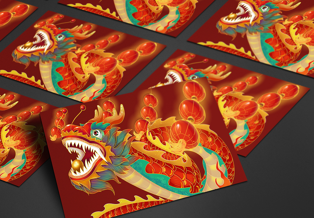 网站新年壁纸插画比赛图（图ZMjQ2NzM5ODQ4） - 商业插画 - 站酷设计师舟亢兮原创素材 - 站酷ZCOOL