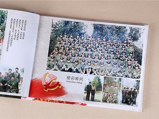 战友聚会相册制作-战友聚会纪念品制作-顺时针纪念册
