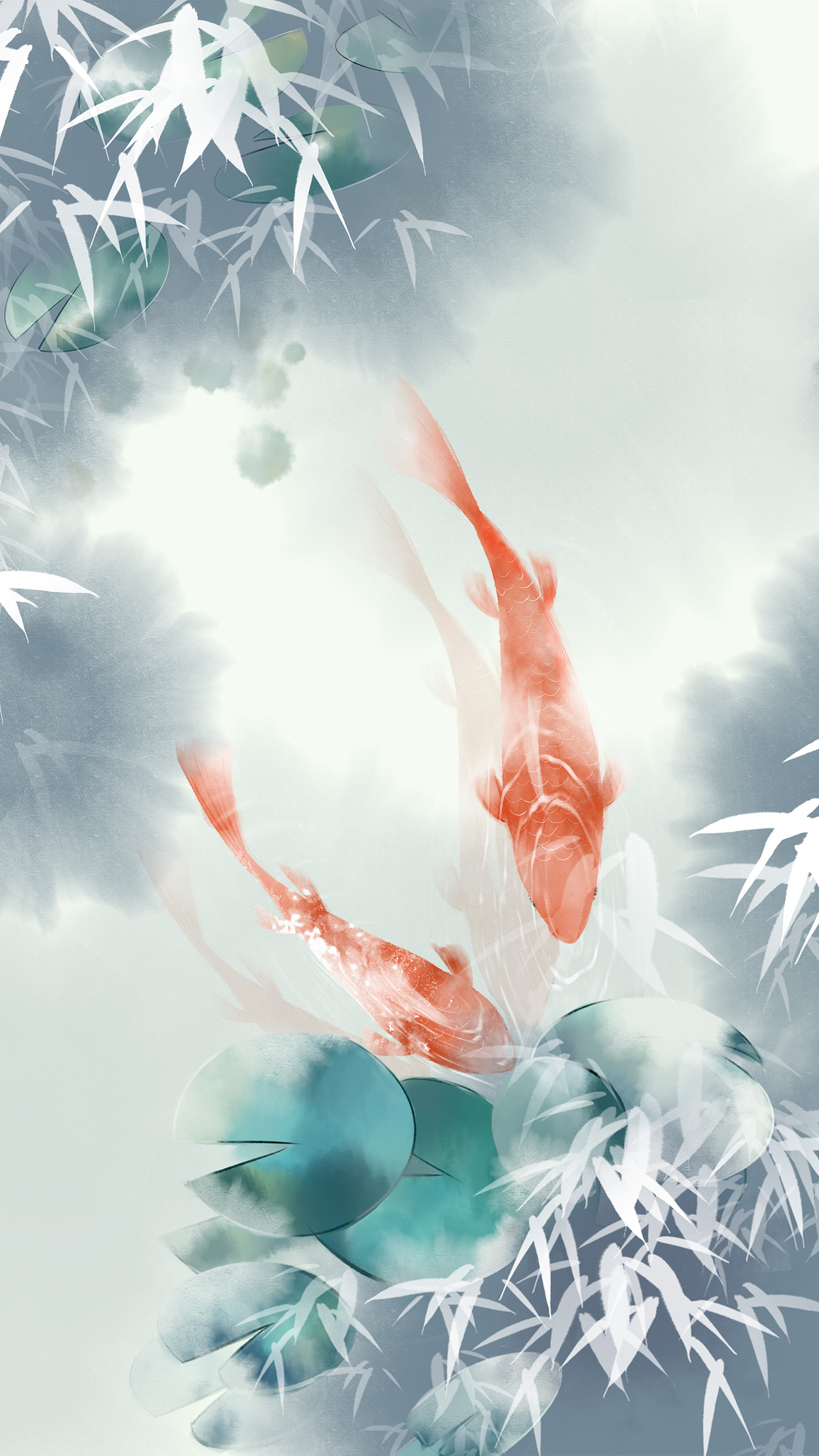 喜绘鲤,心所至, 锦鲤入梦