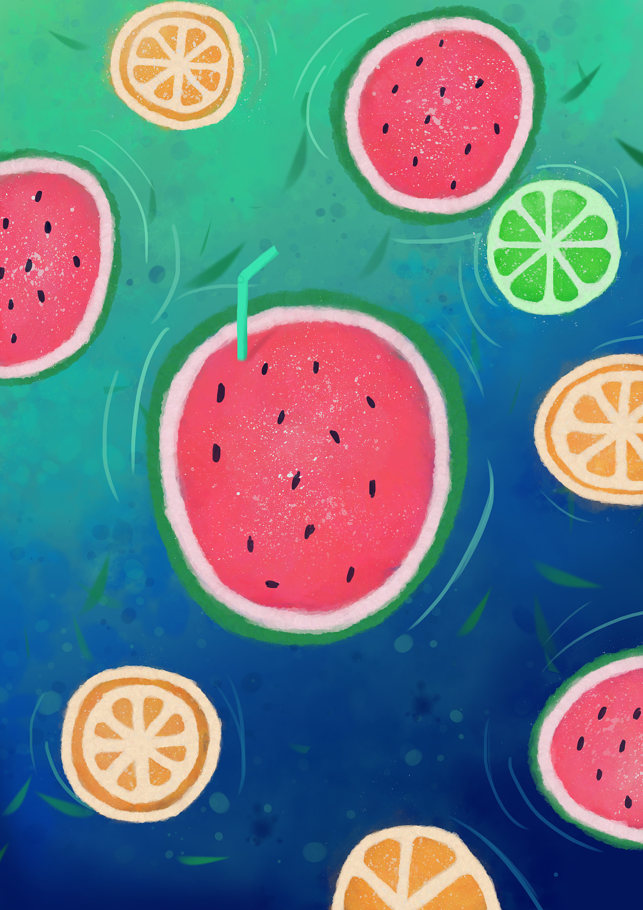 缤纷夏日（图ZMjc5OTI3NTUy） - 商业插画 - 站酷设计师双木黎原创素材 - 站酷ZCOOL