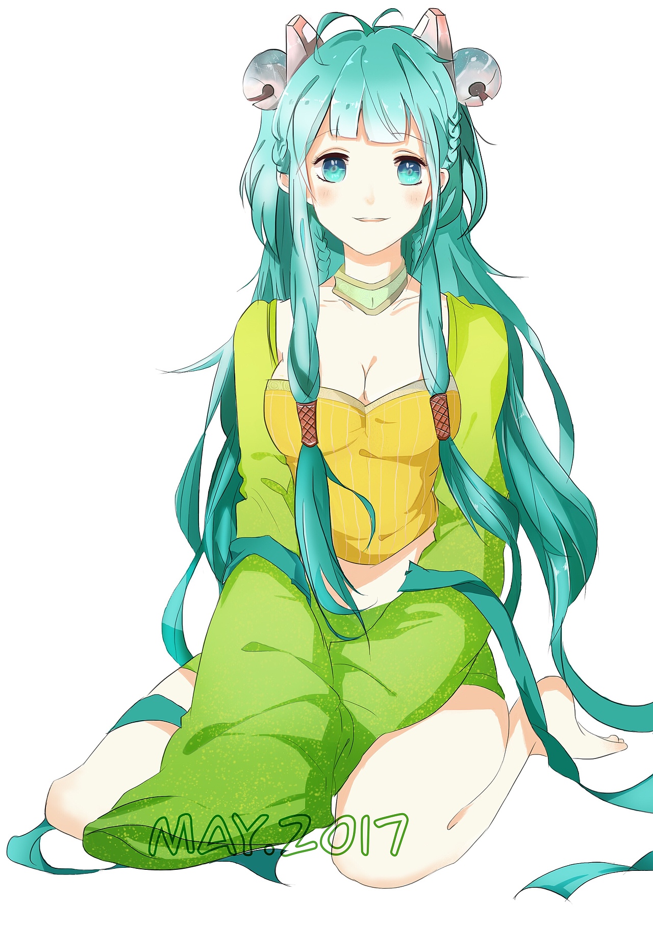 大学作业记录——临摹人物(王者荣耀蔡文姬同人