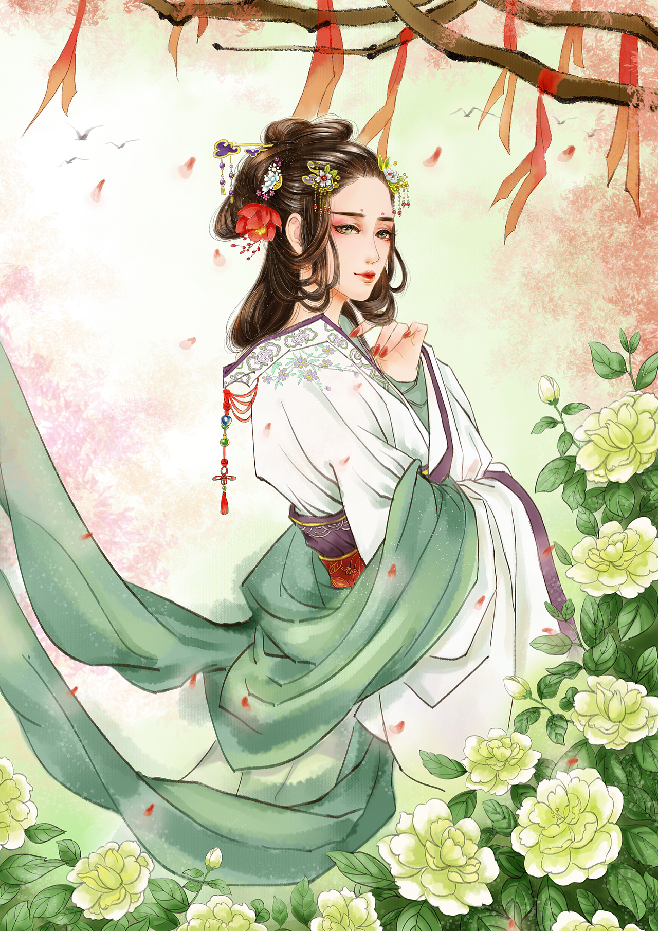 回眸一笑百媚生