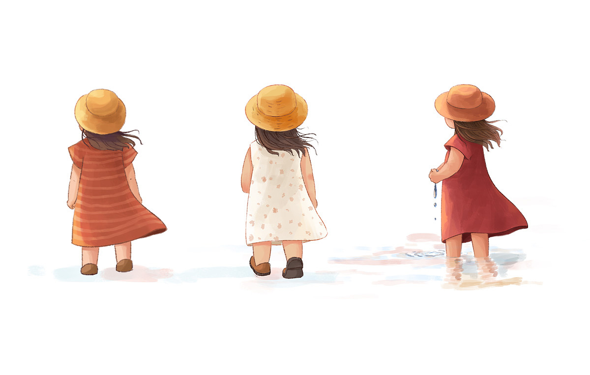 戴帽子的女孩（图ZMjE1NTM0OTk2） - 艺术插画 - 站酷设计师李那那原创素材 - 站酷ZCOOL