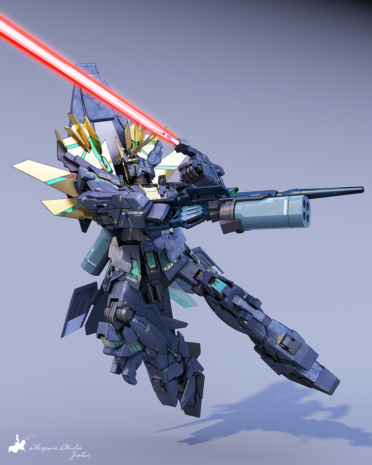 mg 独角兽1 2 3号机 完全版（图ZMjk5MDIwNDA=） - 动画/影视 - 站酷设计师ziodai原创素材 - 站酷ZCOOL
