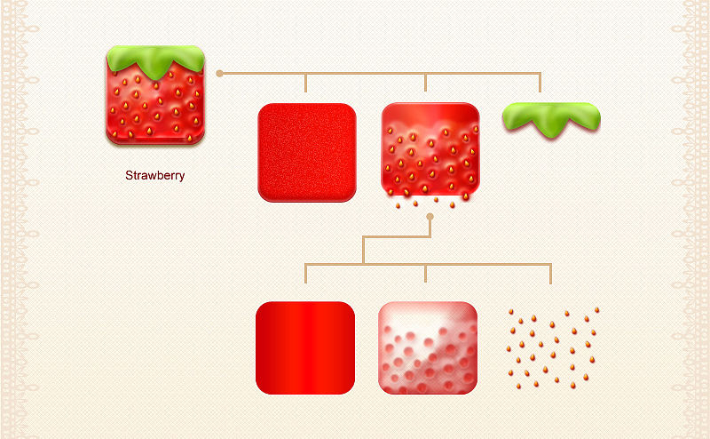 fruit秀（图ZNzMyNjYzMg==） - 图标 - 站酷设计师柏芙原创素材 - 站酷ZCOOL