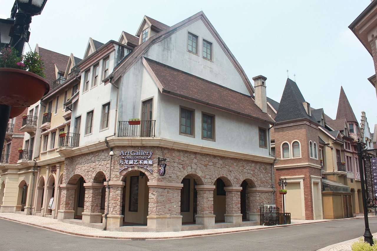 广州欧洲小镇欧式建筑插画(一些插画练习)