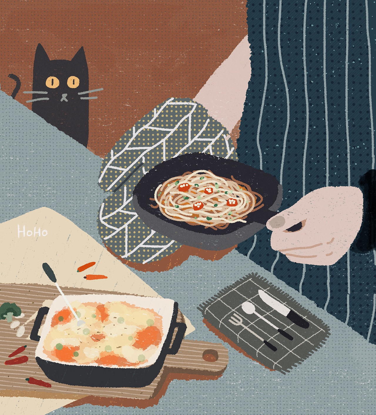 饭桌上的随笔（图ZMTIzMzM2OTAw） - 创作习作 - 站酷设计师HoHo猴原创素材 - 站酷ZCOOL