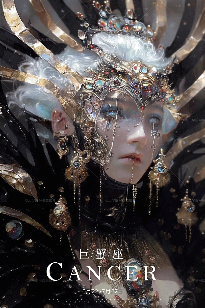 十二星座 拟人版「完整」（图ZMzI5NTk2NTE2） - 商业插画 - 站酷设计师王总的ai绘画世界原创素材 - 站酷ZCOOL