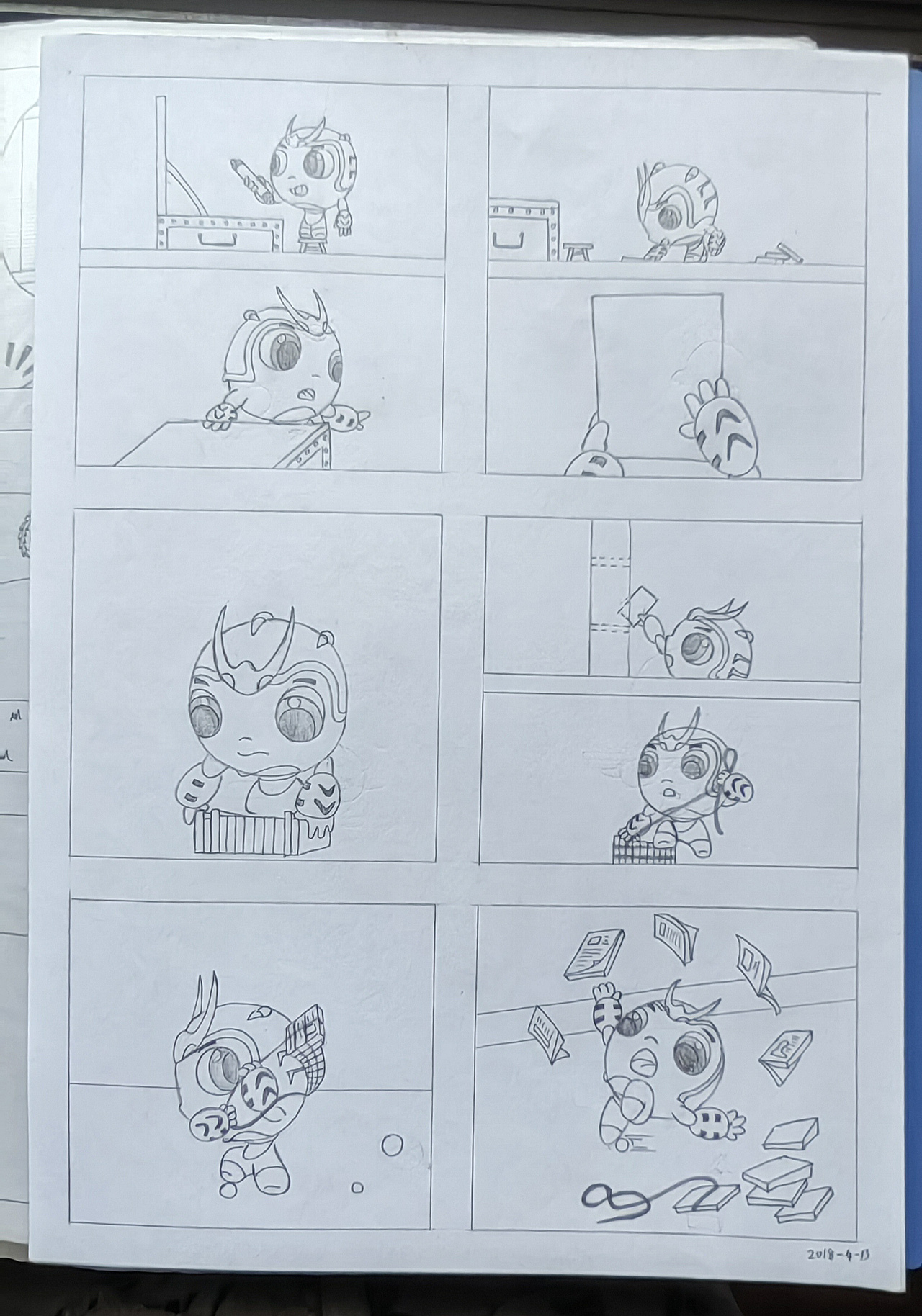 2007—2021（漫画/角色演变史）（图ZMjkyMjE5OTg0） - 短篇/格漫 - 站酷设计师怪袋原创素材 - 站酷ZCOOL