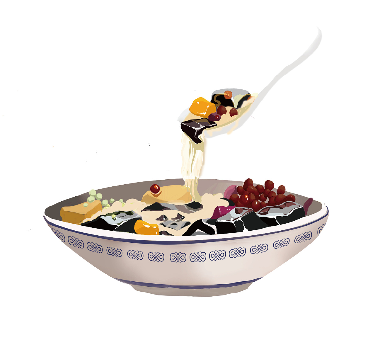 烧仙草海报设计