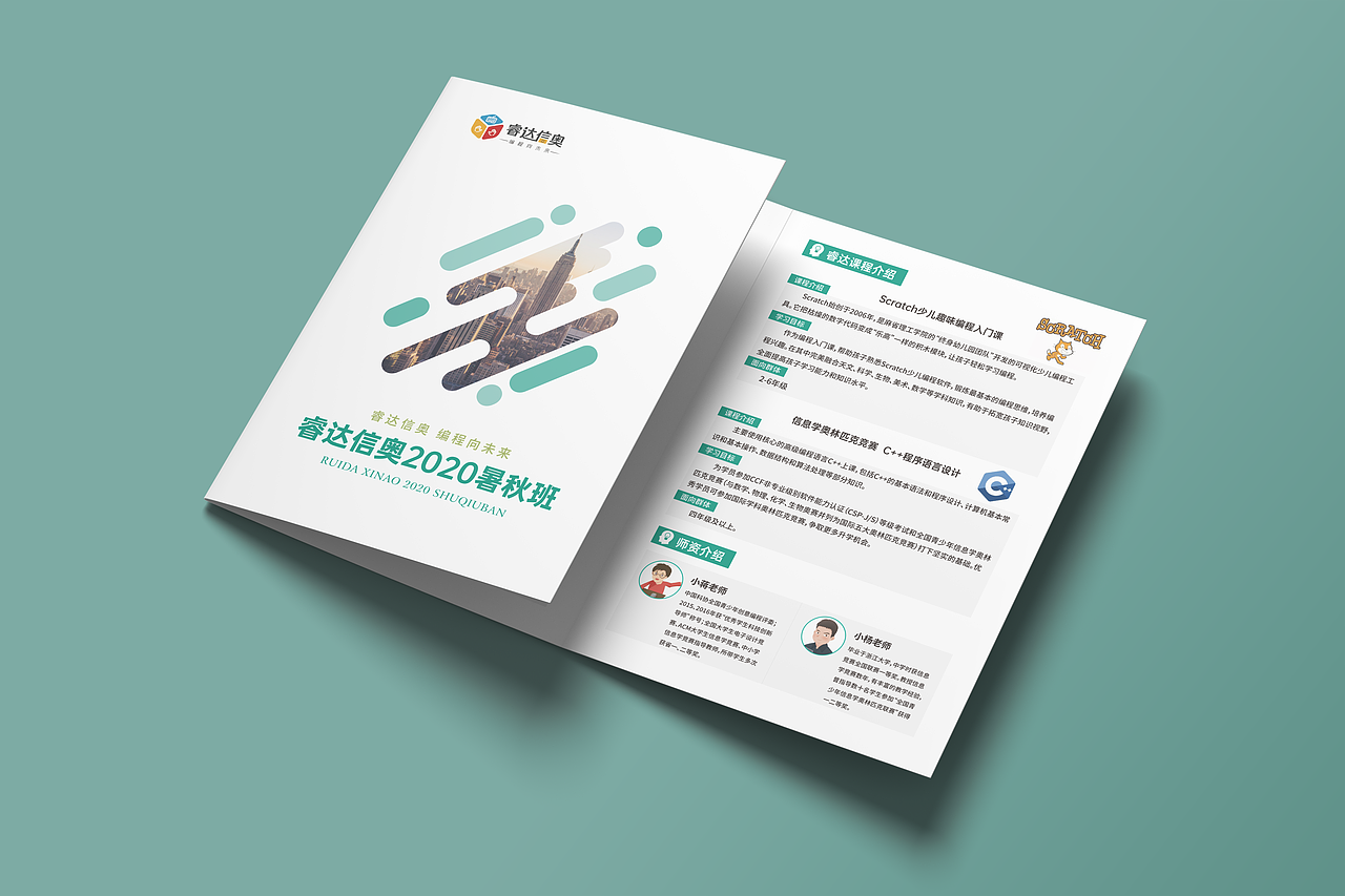 三折页睿达信奥编程教育课程手册