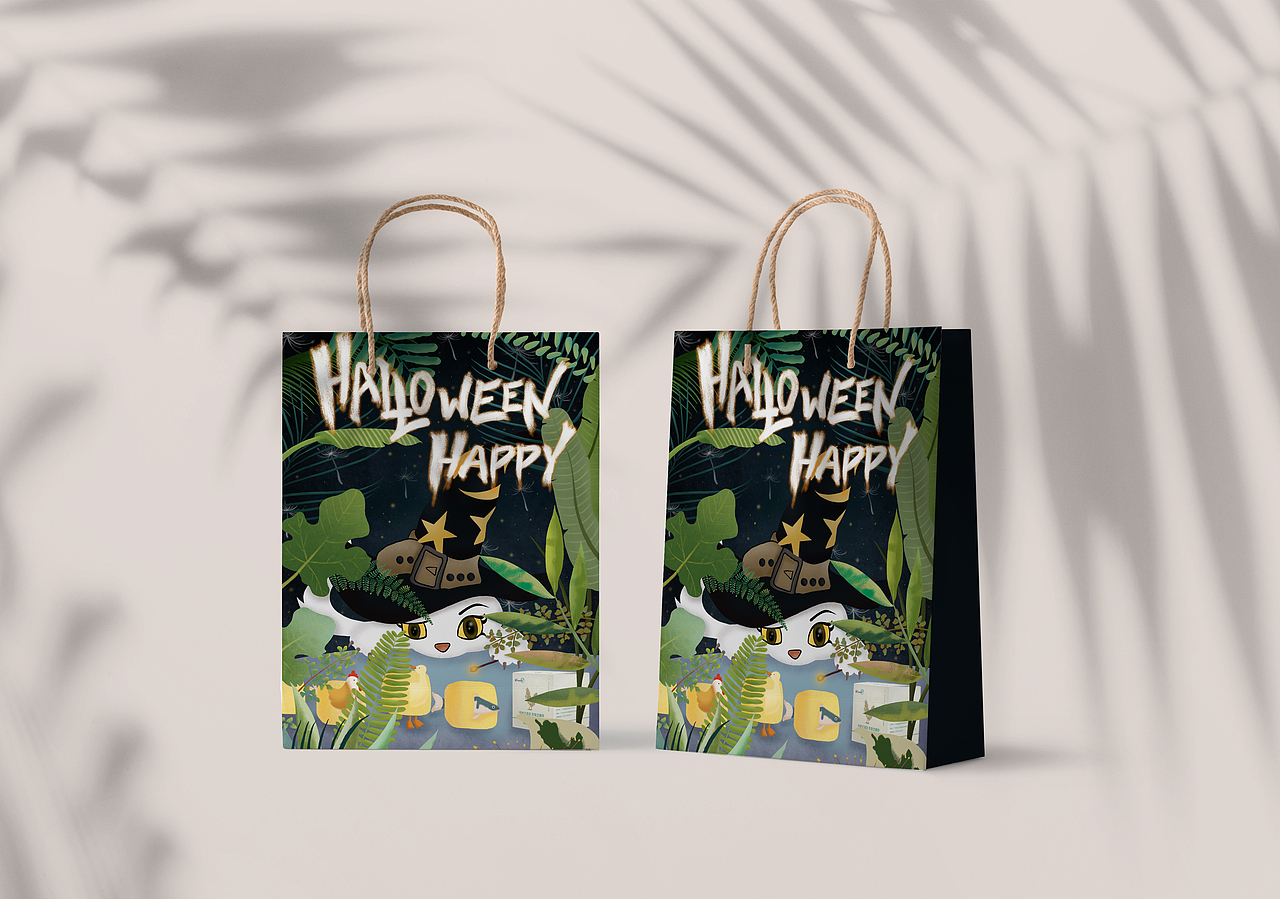 宠物食品万圣节海报