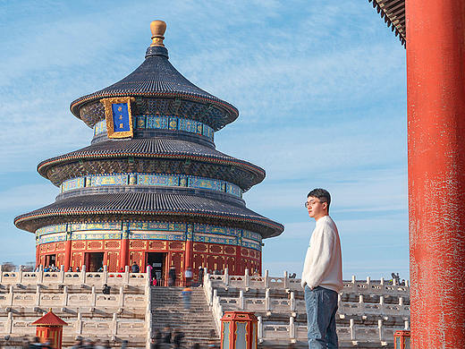 天坛人像