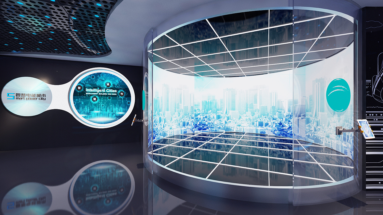 杭州电网展示厅（图ZOTE0Njk5OTY=） - 展陈设计 - 站酷设计师kiddkong1986原创素材 - 站酷ZCOOL