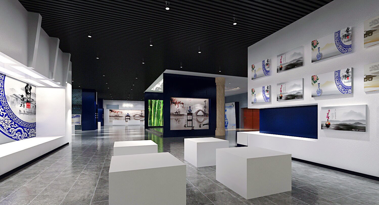 瓷器展厅 3D效果图设计|三维|展览|艺汇设计 - 原创作品 - 站酷 (ZCOOL)