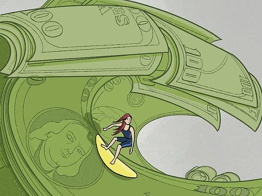 “乘風(fēng)破浪”的姐姐（個人主頁-ZNDYyMTMyMTI=） - 藝術(shù)插畫 - 站酷設(shè)計師WTR_原創(chuàng)素材 - 站酷ZCOOL