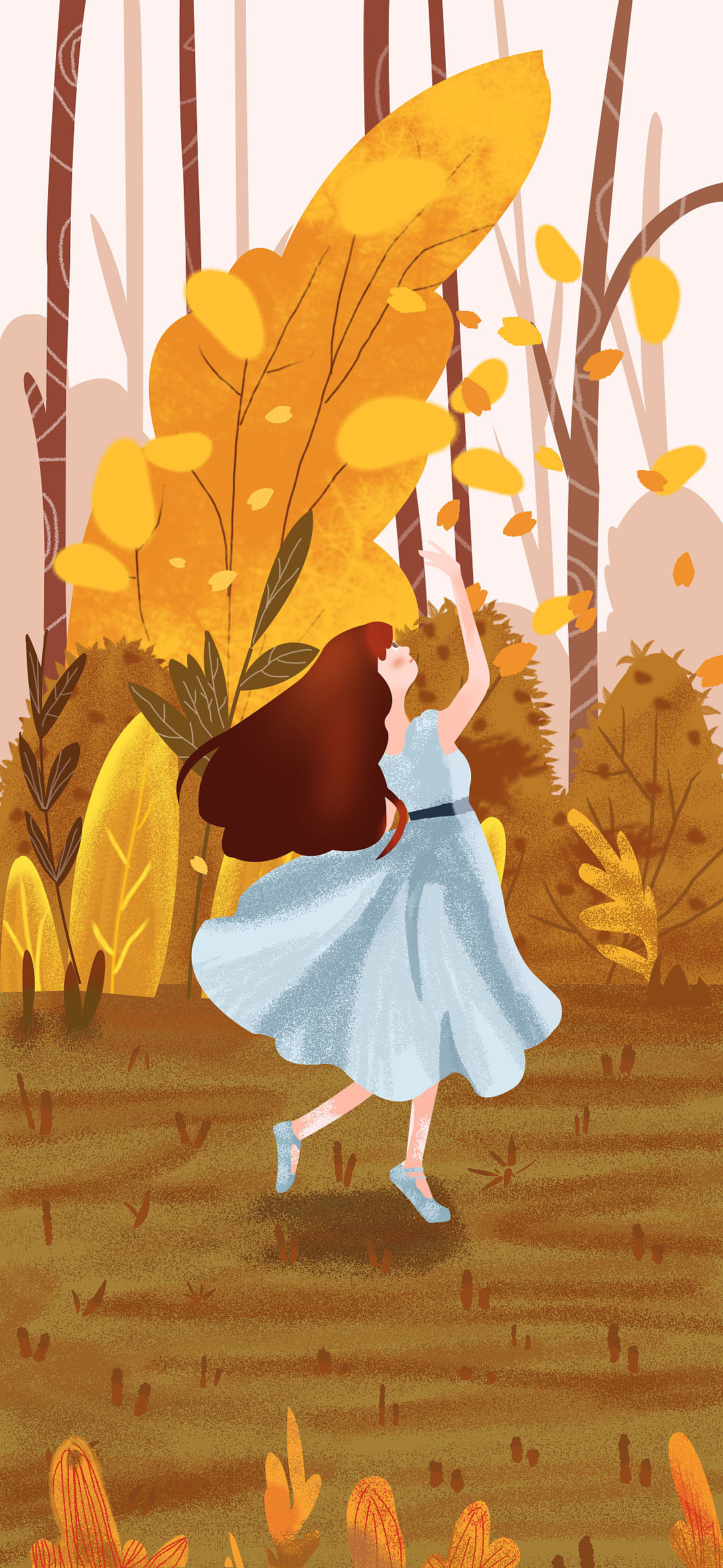 春夏秋冬（图ZMjg0Mzg4MTQ4） - 商业插画 - 站酷设计师芳澤庭满香原创素材 - 站酷ZCOOL