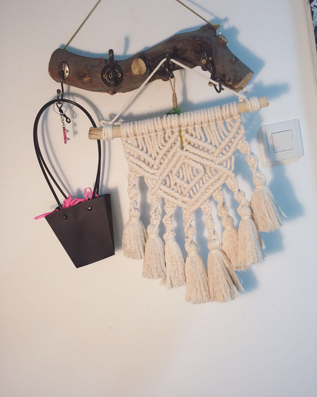 handmade macrame壁挂编织 原创手工macrame.北欧风