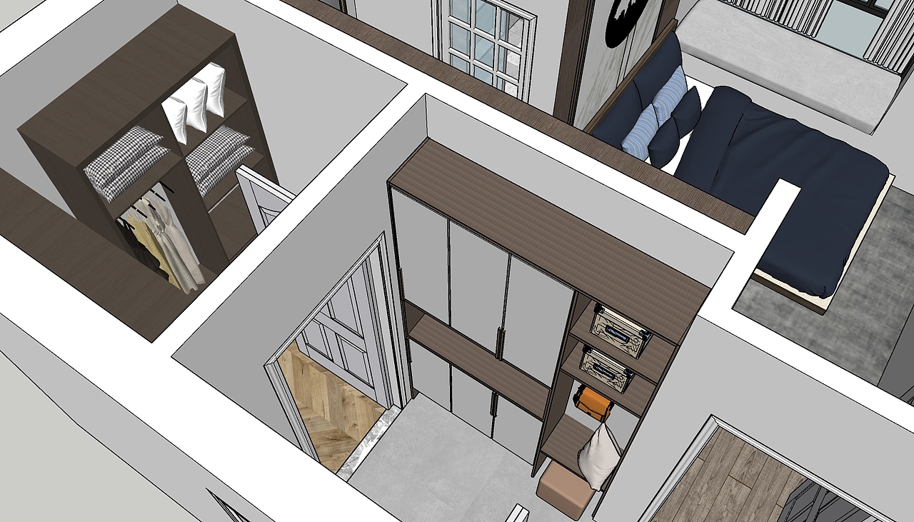 大平层SU布置方案