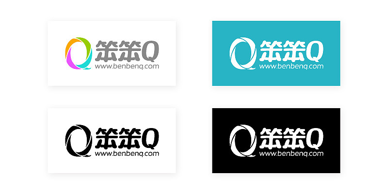 笨笨Q项目LOGO设计（图ZMjk4MDU2ODA=） - Logo - 站酷设计师LANG_G原创素材 - 站酷ZCOOL