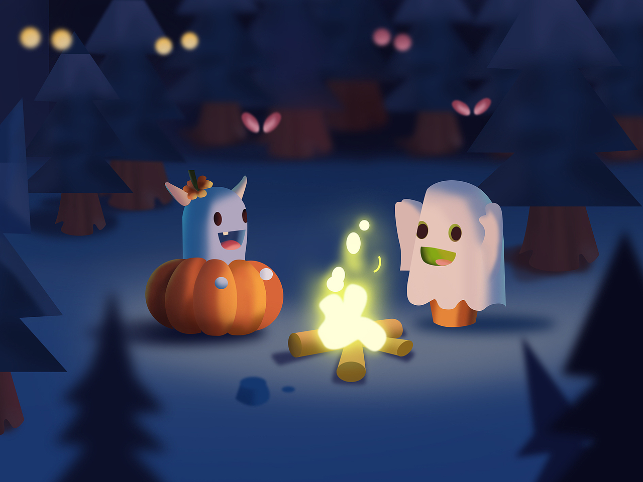 万圣节钢笔练习（图ZMTM1MDE1MzI4） - 创作习作 - 站酷设计师呱呱koko原创素材 - 站酷ZCOOL