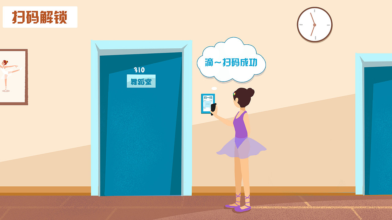 智能化文化场馆体验演示漫画