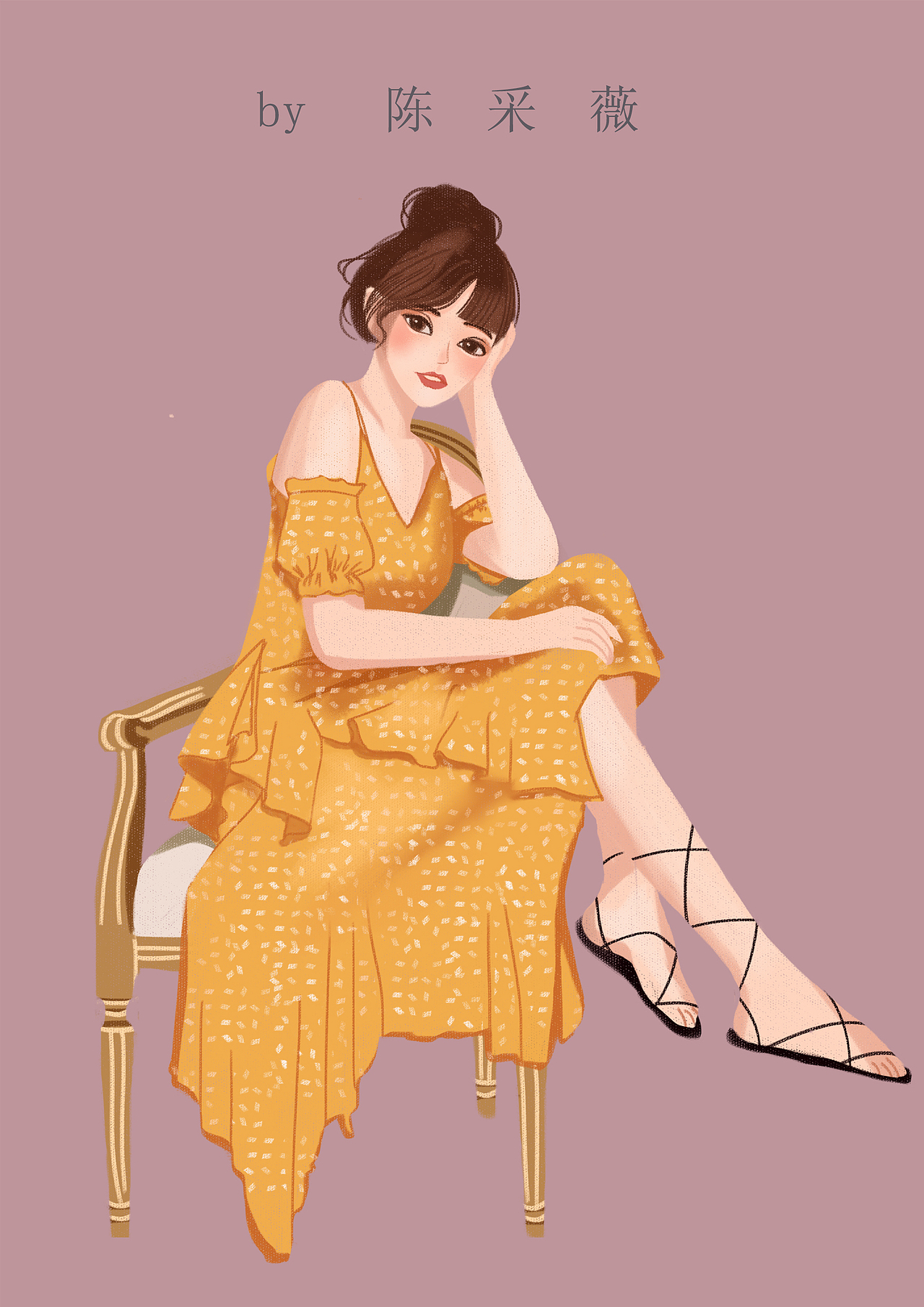 马卡龙色系女孩合集