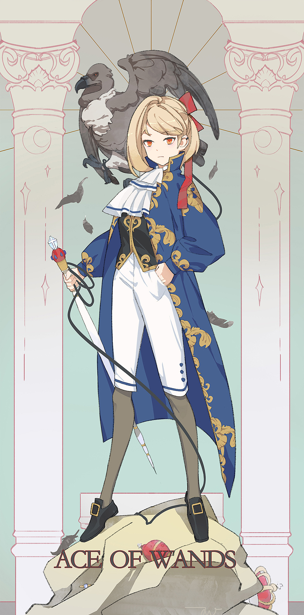  br>身穿宽大公爵大衣,手握权杖,弱小但是充满野心和勇气的女孩,最红