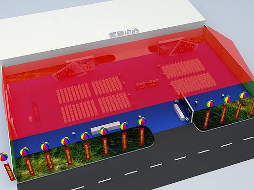 汶水城开盘活动效果示意图