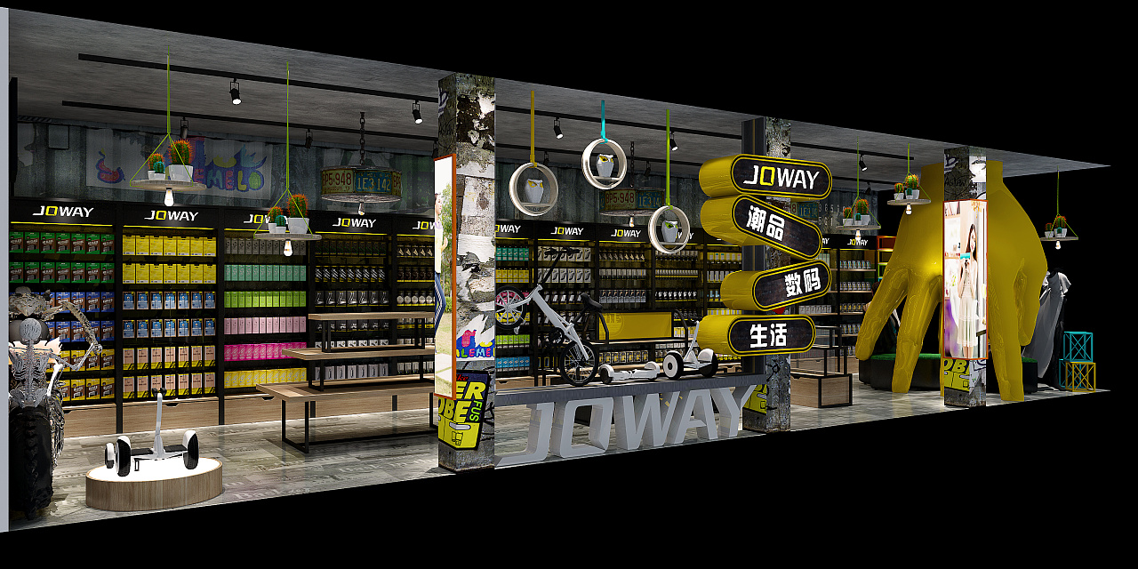 乔欢哈尔滨尚志店中店|空间|商业空间设计|顿思设计事务所 - 原创作品