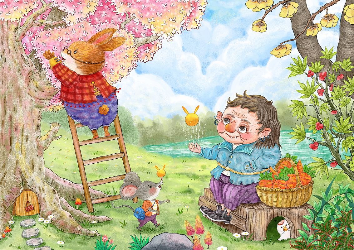 2022年下半年原创儿童插画总结