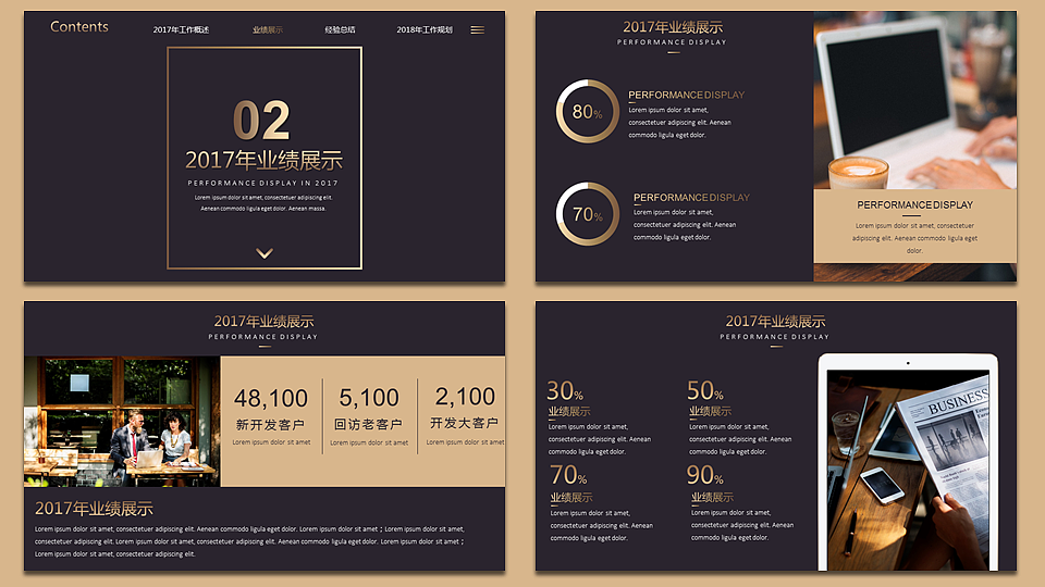 【欧美网页】高端黑金网页版式年终总结汇报5（图ZMTAzNzc4OTE2） - PPT/Keynote - 站酷设计师熊猫大人pandaren原创素材 - 站酷ZCOOL