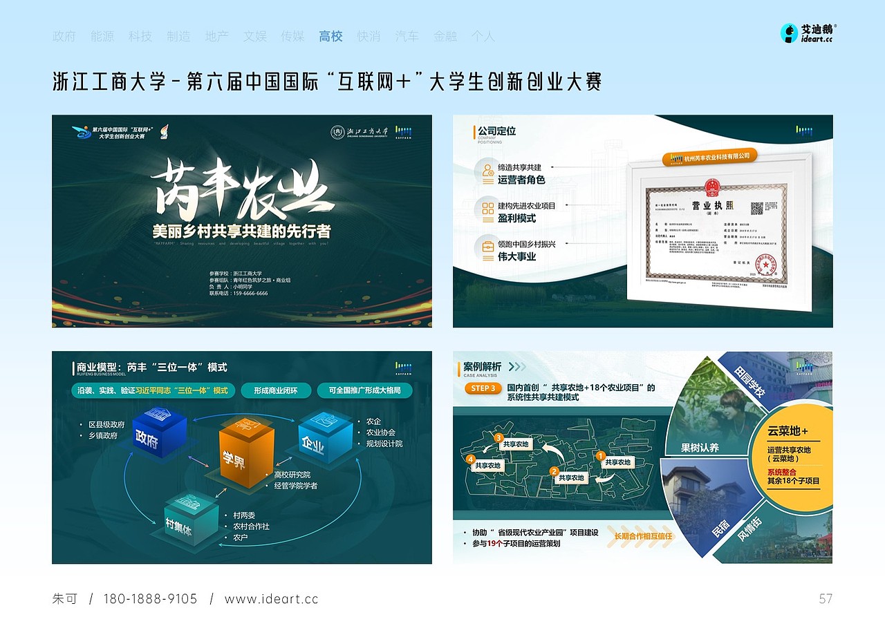 PPT 作品集 艾迪鹅演示设计