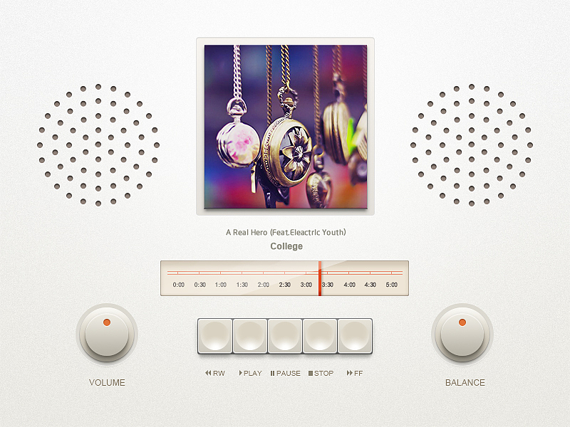 音乐控件-练习（图ZMzUxMjY1MzY=） - APP界面 - 站酷设计师海上来的设计师原创素材 - 站酷ZCOOL