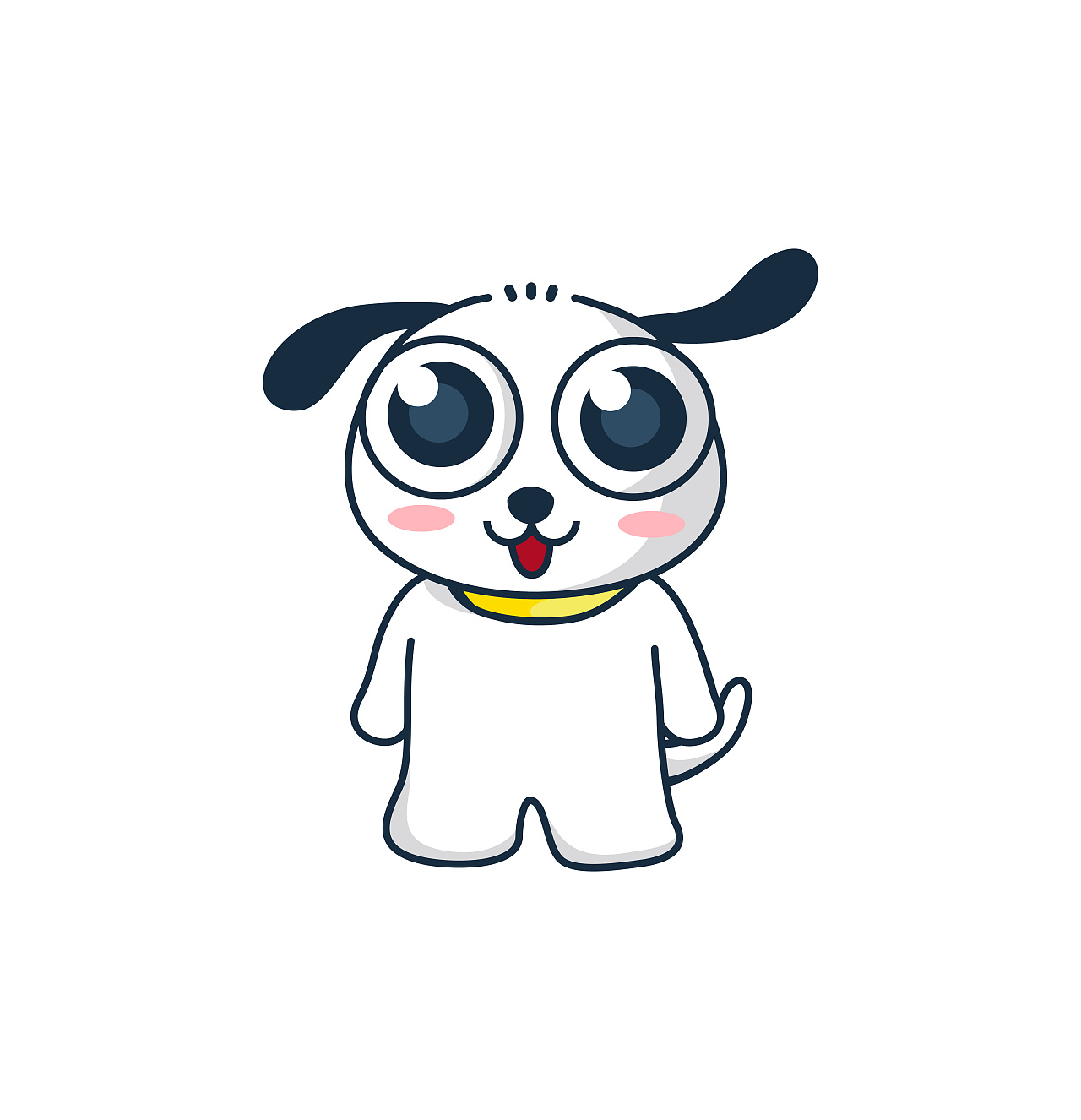 极汇购小狗卡通形象图形化 - 原创作品 - 站酷(zcool)