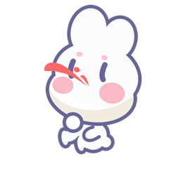 微信表情包设计 | 大头兔的日常（图ZMTcxNjY3NjMy） - 主题/皮肤 - 站酷设计师是树懒原创素材 - 站酷ZCOOL