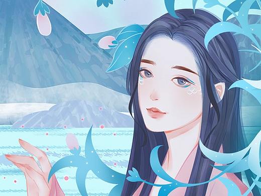 二十四节气 立冬（个人主页-ZNTA4NDEwODQ=） - 商业插画 - 站酷设计师M_七七YU原创素材 - 站酷ZCOOL