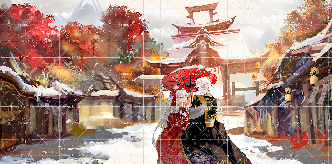 场景氛围插画