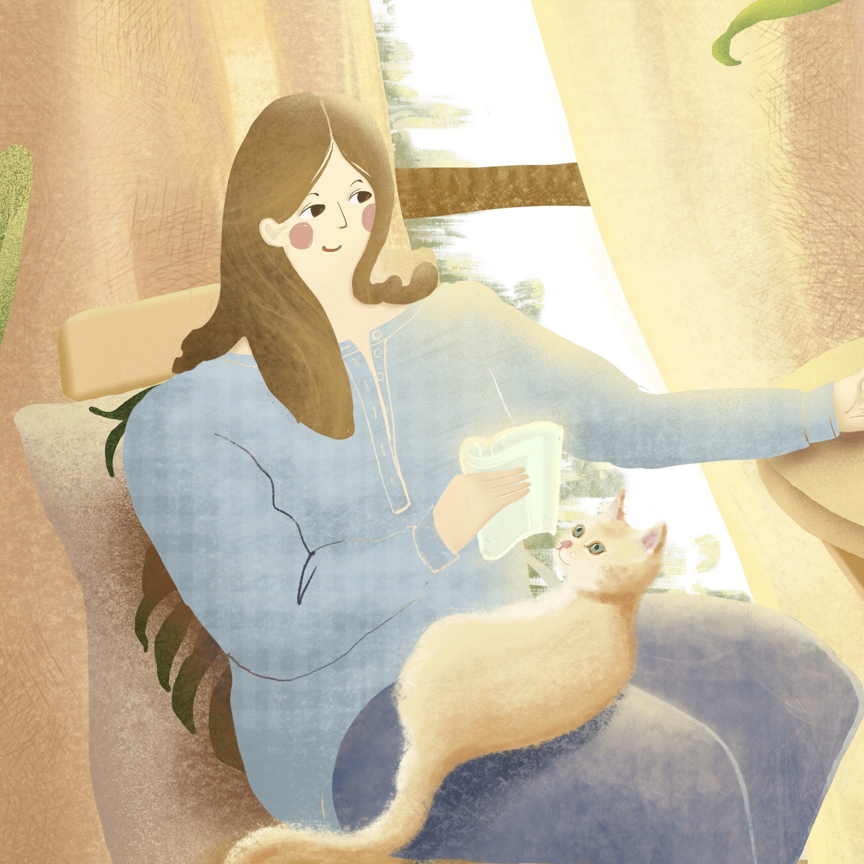 一人,一猫,一书,一梦