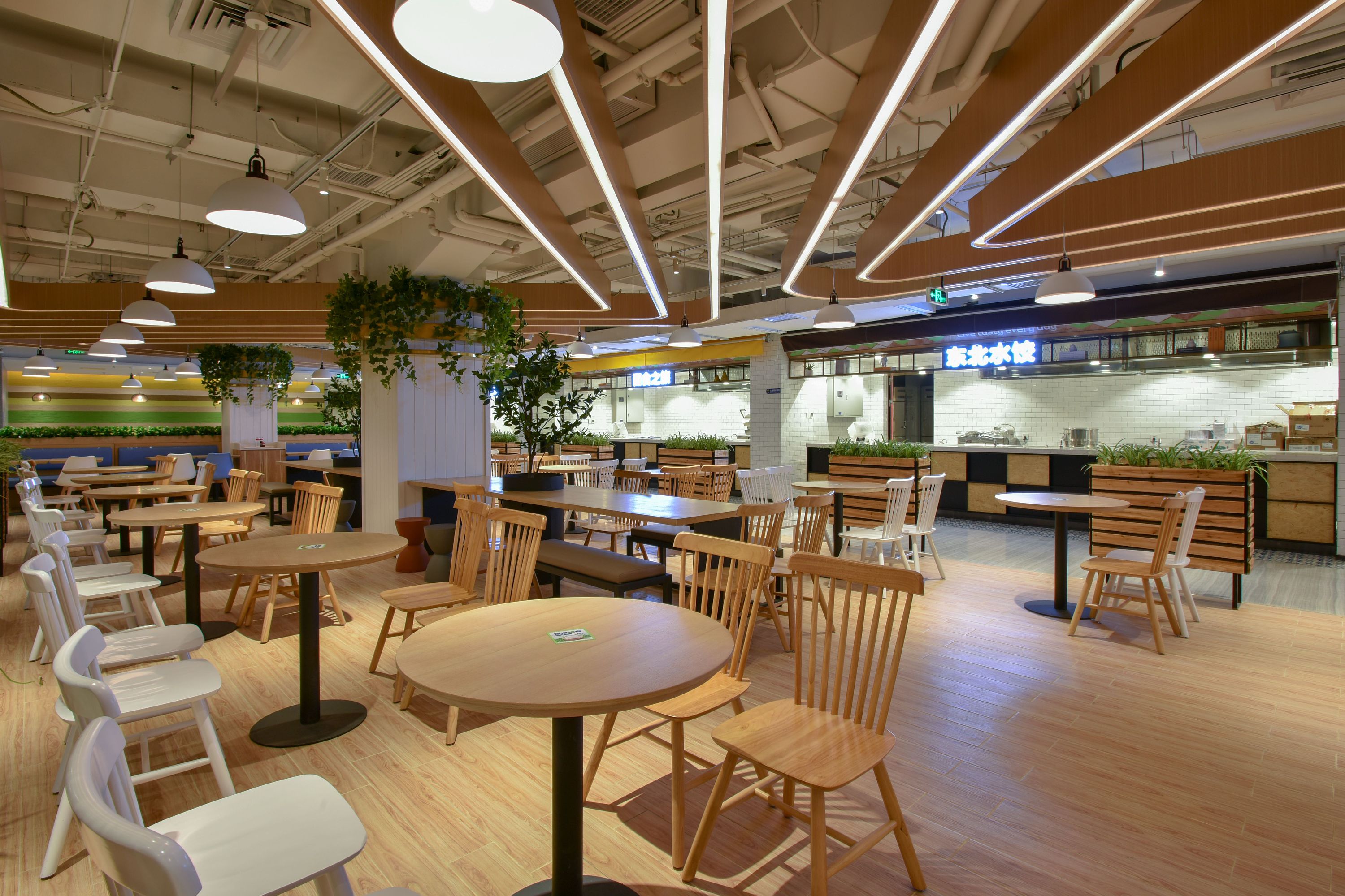 关于一个以绿色为主题的餐厅设计 |空间|家装设计|LZseven - 原创作品 - 站酷 (ZCOOL)