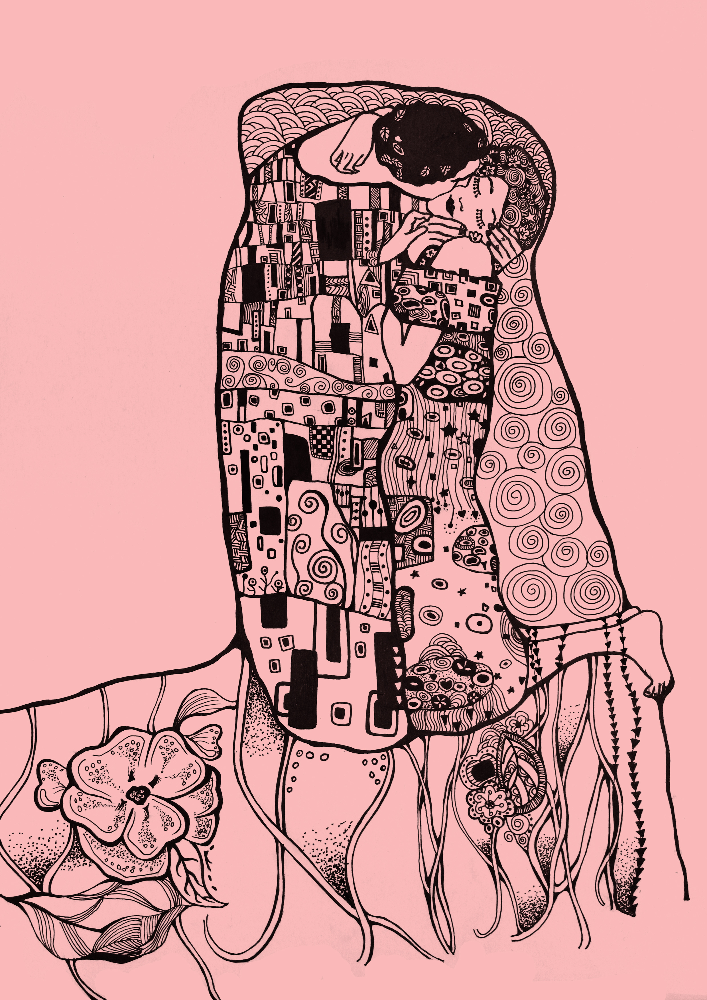 吻|插画|涂鸦/潮流|stephanie2014 - 原创作品 - 站酷 (zcool)