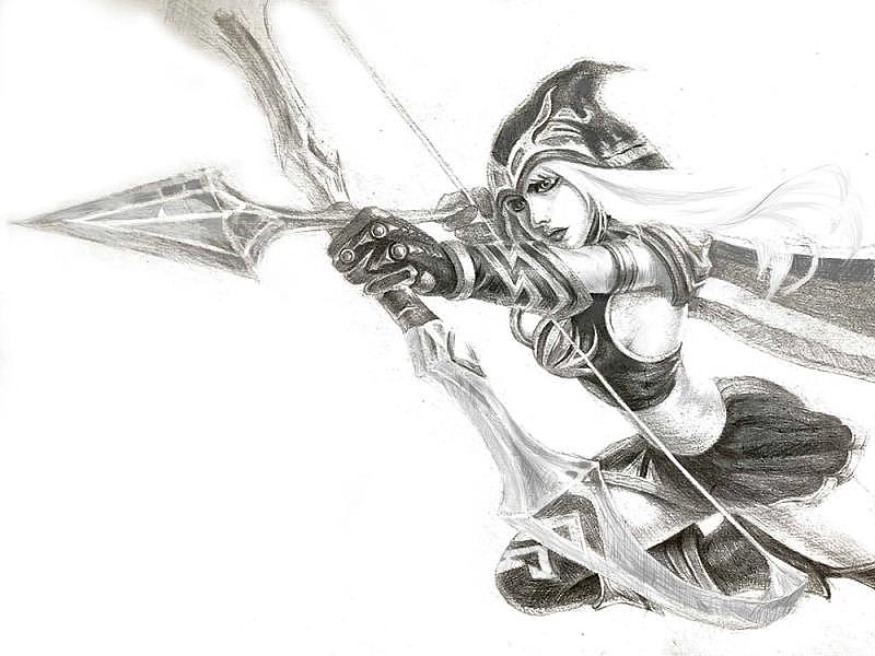 一周一画手绘艾希