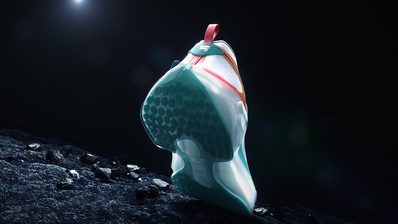 FILA_极光运动鞋_三维产品（图ZMjMzNDE4MzUy） - 动画/影视 - 站酷设计师Accel鱼不语原创素材 - 站酷ZCOOL