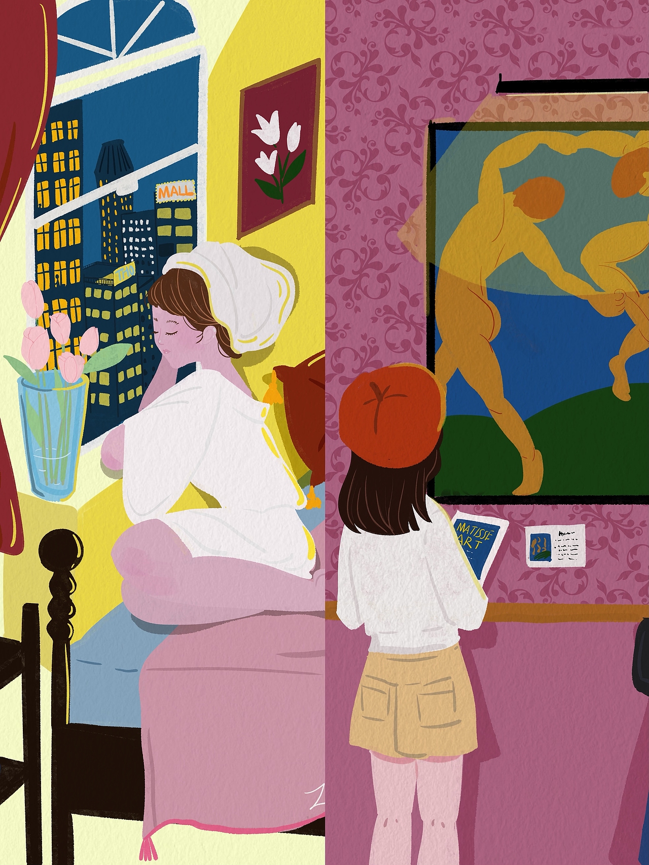 插画女孩|女孩系列来啦